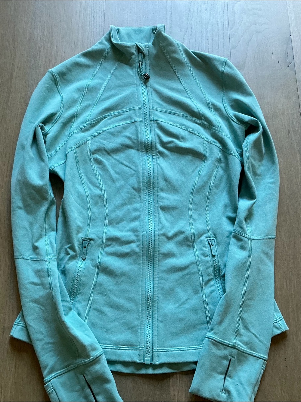 Teal lululemon define jacket